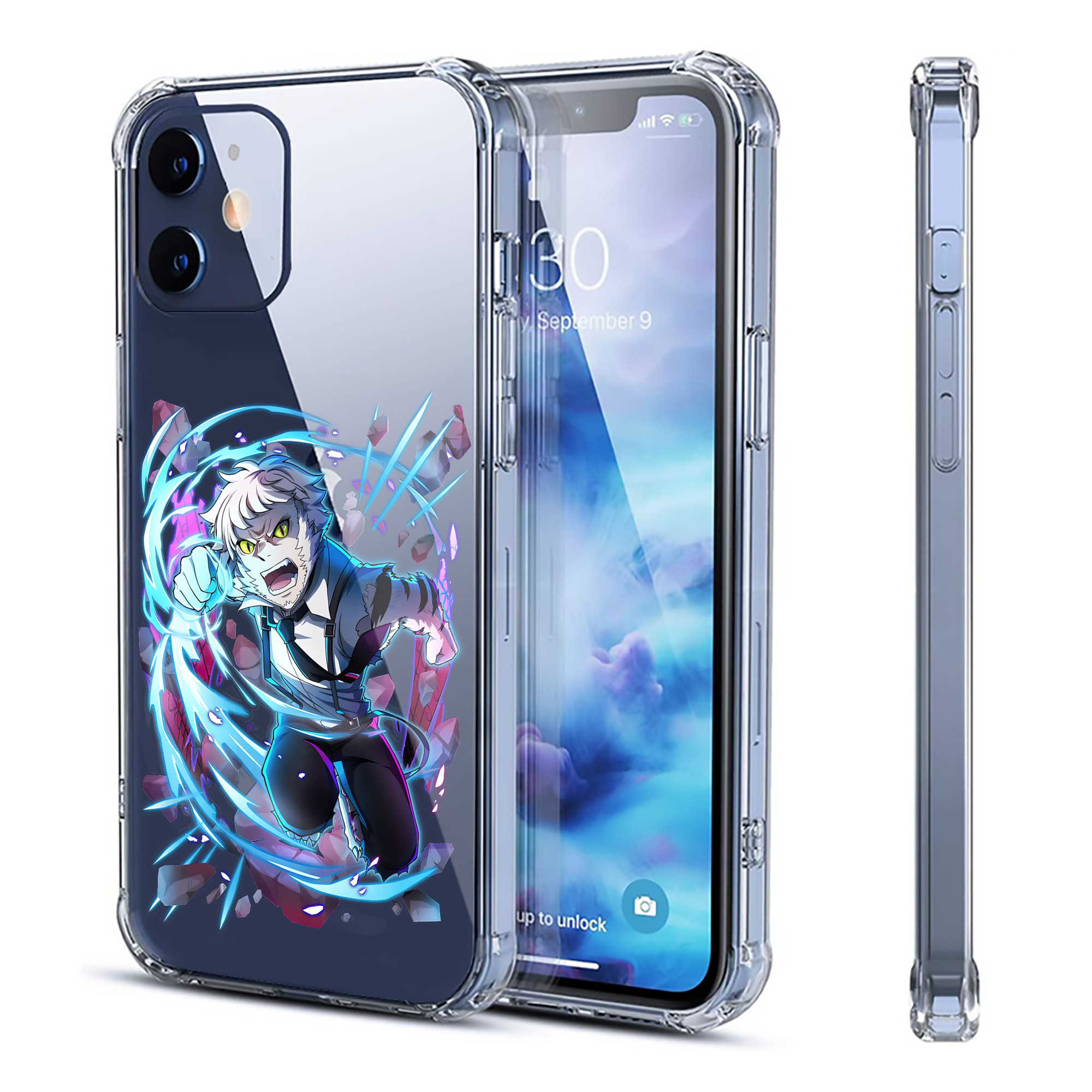 （画像用） 文豪ストレイドッグス Bungo Stray Dogs 【iPhone 12シリーズ対応】透明スマホケース（クリアソフトケース）
